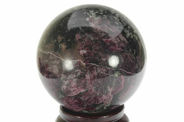 Polished Eudialyte Sphere - Kola Peninsula, Russia #227231